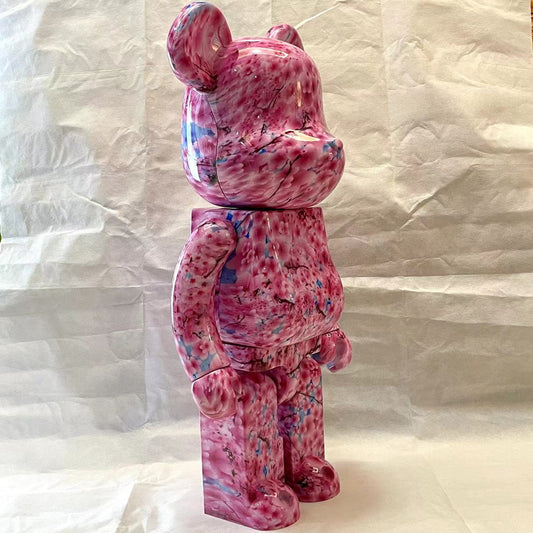 Hobby - 70cm BEARBRICK 1000% Ninagawa Cherry Blossoms ABS Action Figure Boxed