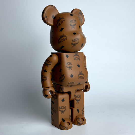 Toy - 28cm BEARBRICK 400% MCM WHITE CHROME ABS Action Figure Boxed