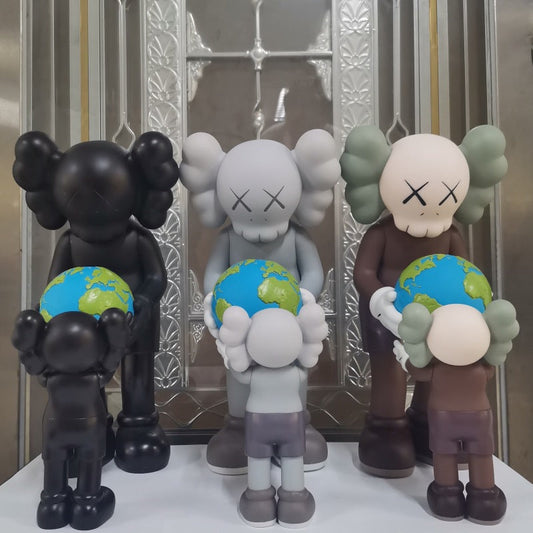 Hobby - 35CM Art KAWS The Promise Earth Qatar Original Factory Without Box