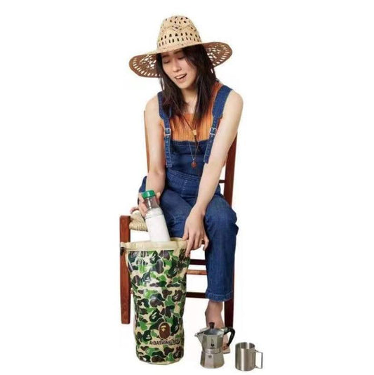 2021 BAPE Magazine Appendix Camouflage Kettle Bag Handbag-FuGui Tide play