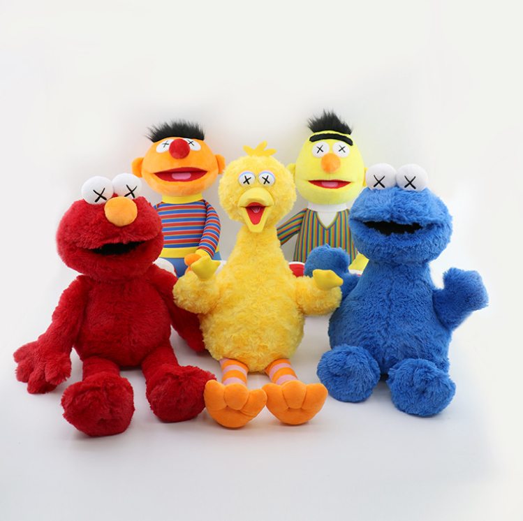 kaws sesame street dolls