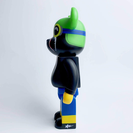 28cm BEARBRICK 400% BAPE Shark Vinyl Action Figure Boxed-FuGui Tide play