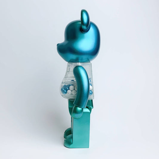 Hobby - 28cm BE@RBRICK 400% Chiaki Bear Green Action Figure Boxed