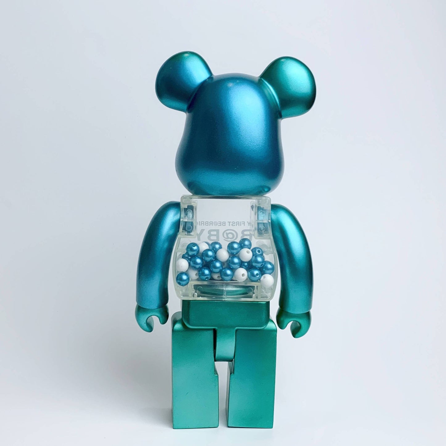 Hobby - 28cm BE@RBRICK 400% Chiaki Bear Green Action Figure Boxed