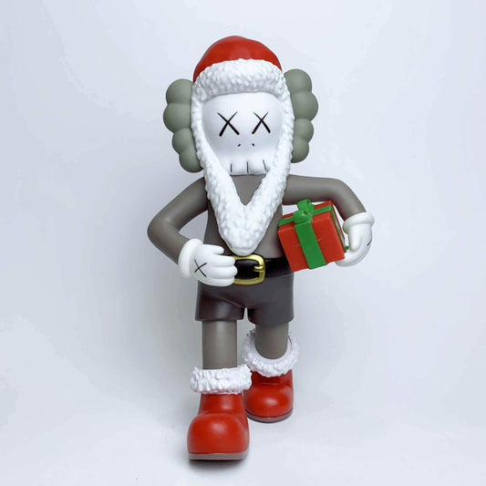 Hobby - 30CM Art KAWS Original Fake Santa Claus Factory Action Figure Boxed