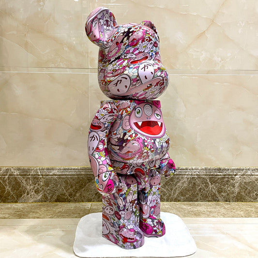 Hobby - 70cm BEARBRICK 1000% Murakami Sunflower ABS Action Figure Boxed