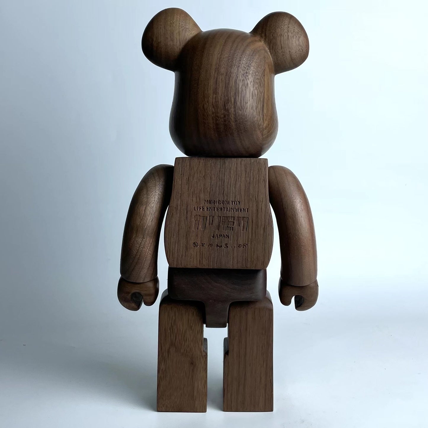 28cm 400% KAW Bearbrick Wooden Anime Action Figure With Wooden Box-FuGui Tide play