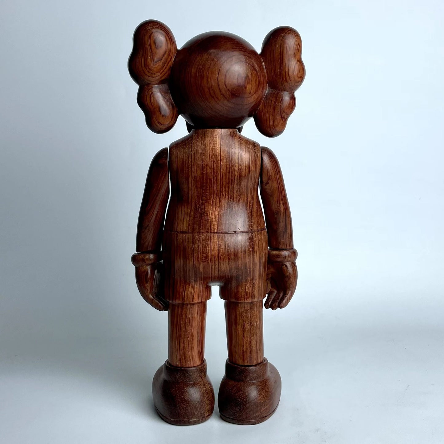 28cm 400% KAW Bearbrick Wooden Prototype Anime Action Figure With Box-FuGui Tide play