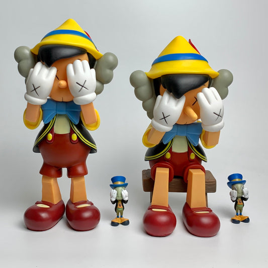 Hobby - 30cm KAWS OriginalFake Pinocchio Action Figure Boxed