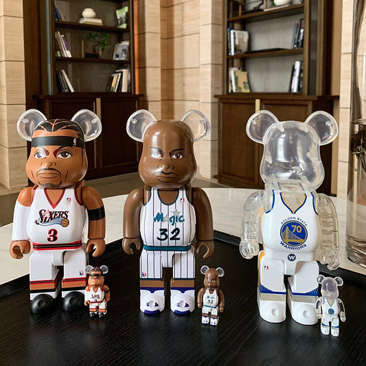 NBA Series Bearbrick: 400% O'Neal, Jordan, Iverson, Unrivaled Collectibles of Sports Legends