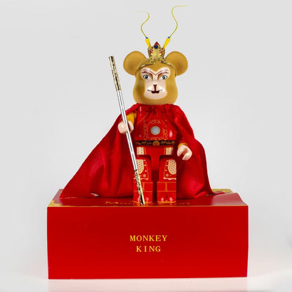 28cm BEARBRICK 400% Black Wukong ABS Action Figure Boxed | FuGui Tide play