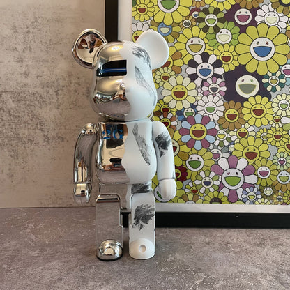70cm BEARBRICK 1000% HajimeSorayama 2G ABS Action Figure Boxed