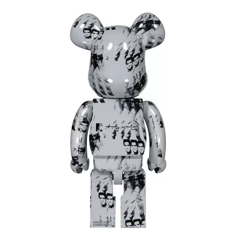 Hobby - 70cm BEARBRICK 1000% Andywarhol Elvispresley ABS Action Figure Boxed