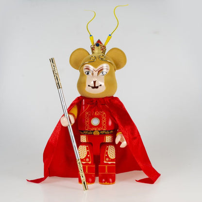 28cm BEARBRICK 400% Black Wukong ABS Action Figure Boxed | FuGui Tide play
