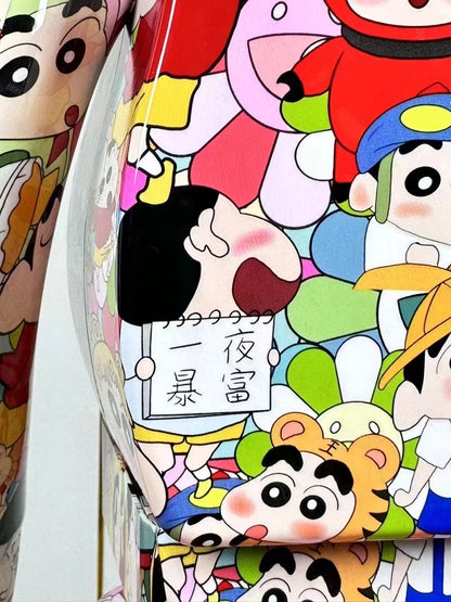 70cm BEARBRICK 1000% Crayon Shin Chan ABS Action Figure Boxed