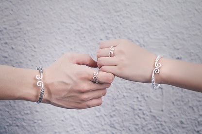 Cooper Jewelry Wukong the Incantation of the Golden Hoop Bracelet and Ring Combination set | FuGui Tide play