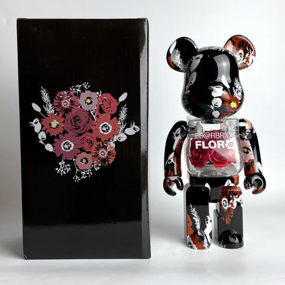 28cm BEARBRICK 400% FLOR ABS Action Figure Boxed