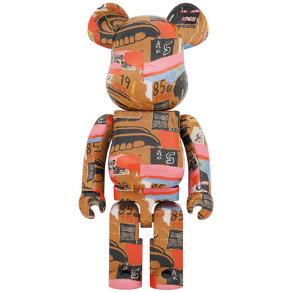 70cm BEARBRICK 1000% Andywarhol X Basquiat 2 ABS Action Figure Boxed