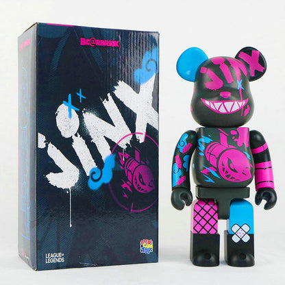 28cm BEARBRICK 400% Jinx ABS Action Figure Boxed