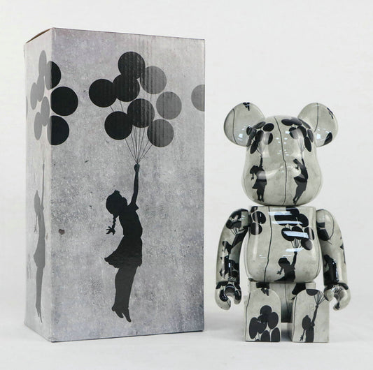 Toy - 28cm BEARBRICK 400% Flying Balloons Girl ABS Action Figure Boxed