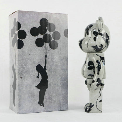 28cm BEARBRICK 400% Flying Balloons Girl ABS Action Figure Boxed