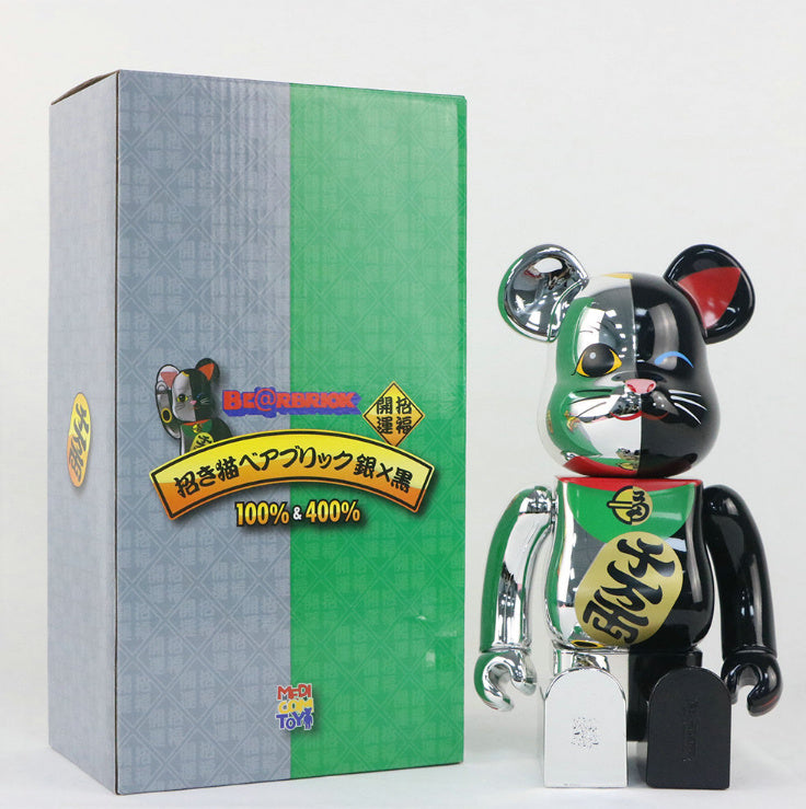 Hobby - 28cm BEARBRICK 400% Lucky Cat QianWanLiang ABS Action Figure Boxed