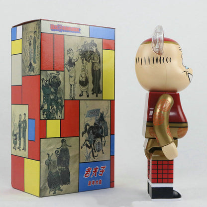 28cm BEARBRICK 400% Old Master Q ABS Action Figure Boxed