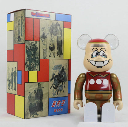 28cm BEARBRICK 400% Old Master Q ABS Action Figure Boxed