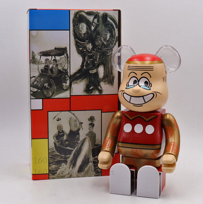 28cm BEARBRICK 400% Old Master Q ABS Action Figure Boxed