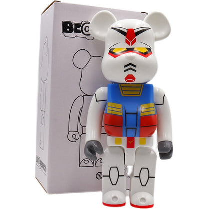 28cm BEARBRICK 400% Gundam ZAGU Vinyl Action Figure Boxed