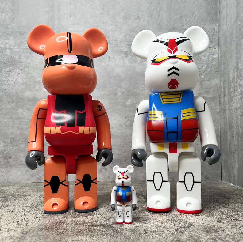 Hobby - 28cm BEARBRICK 400% Gundam ZAGU Vinyl Action Figure Boxed