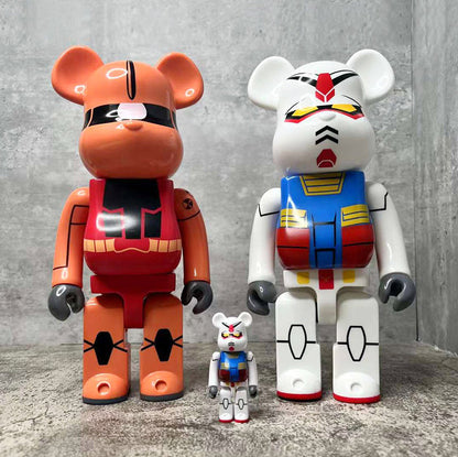 28cm BEARBRICK 400% Gundam ZAGU Vinyl Action Figure Boxed