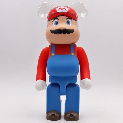28cm BEARBRICK 400% Mario Vinyl Action Figure Boxed