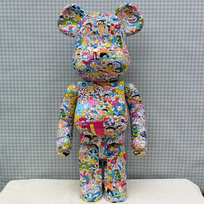 Exclusive to Swiss clients 70cm BEARBRICK 1000% Murakami Doraemo