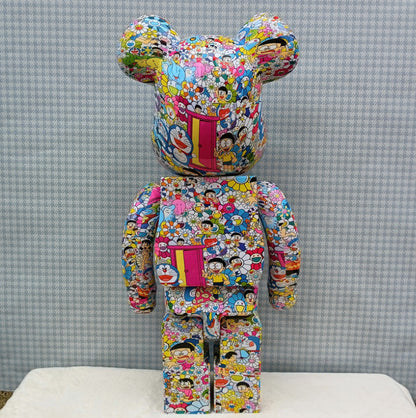 70cm BEARBRICK 1000% Murakami Doraemo ABS Action Figure Boxed