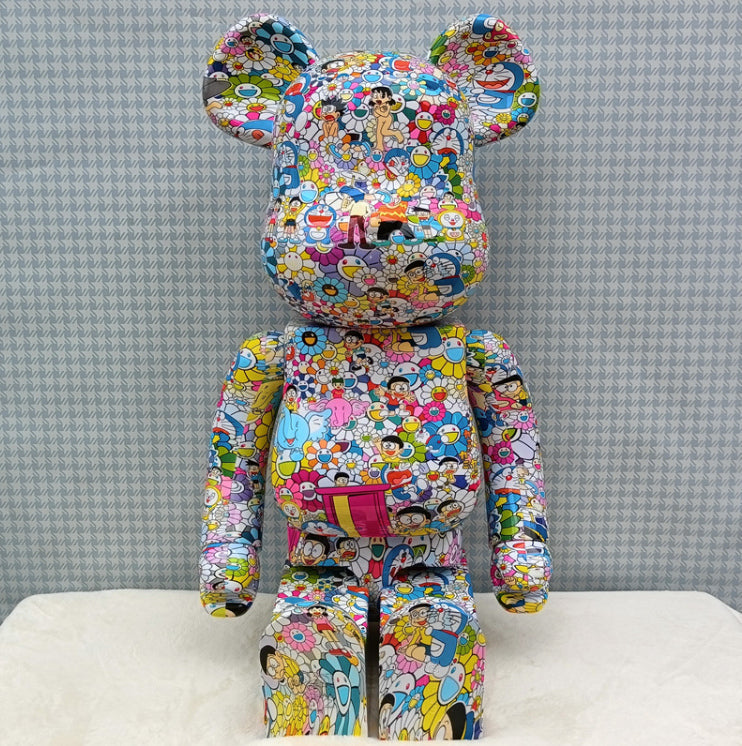 Hobby - 70cm BEARBRICK 1000% Murakami Doraemo ABS Action Figure Boxed