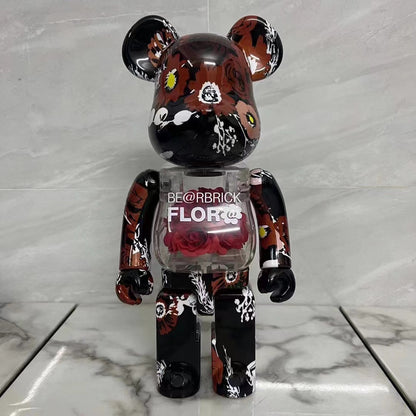 70cm BEARBRICK 1000% FLOR ABS Action Figure Boxed