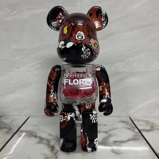 Hobby - 70cm BEARBRICK 1000% FLOR ABS Action Figure Boxed