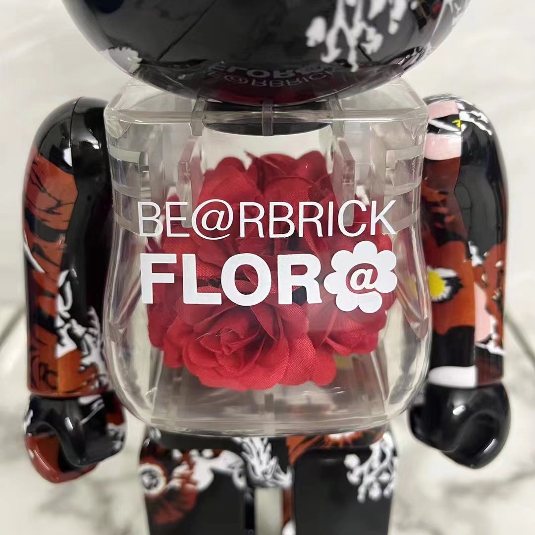 Hobby - 70cm BEARBRICK 1000% FLOR ABS Action Figure Boxed