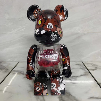 70cm BEARBRICK 1000% FLOR ABS Action Figure Boxed