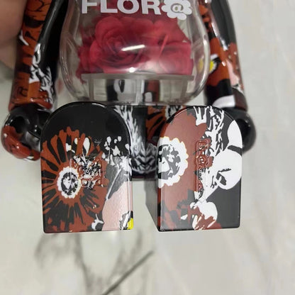 70cm BEARBRICK 1000% FLOR ABS Action Figure Boxed