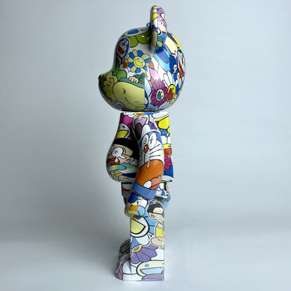 28cm BEARBRICK 400% Murakami Doraemon ABS Action Figure Boxed