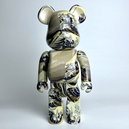 28cm BEARBRICK 400% Kanagawa Surf ABS Action Figure Boxed