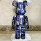Hobby - 70cm BEARBRICK 1000% Basquiat 7th Generation ABS Action Figure Boxed