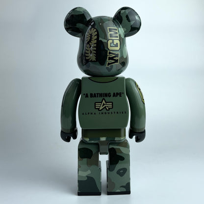 28cm BEARBRICK 400% BAPE Shark Pilot ABS Action Figure Boxed