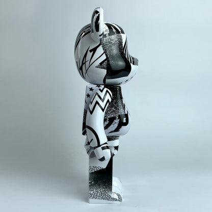 28cm BEARBRICK 400% Li Ning ABS Action Figure Boxed