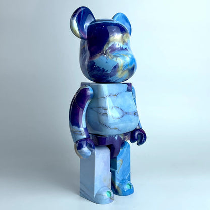 28cm BEARBRICK 400% Marble ABS Action Figure Boxed