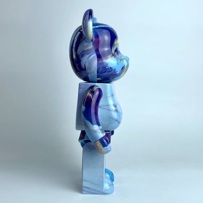 28cm BEARBRICK 400% Marble ABS Action Figure Boxed