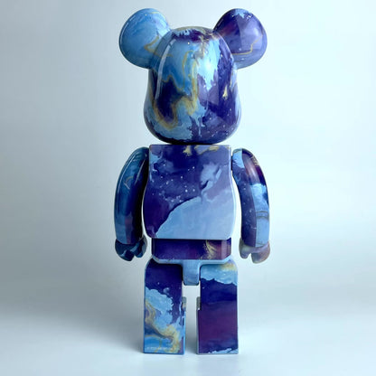 28cm BEARBRICK 400% Marble ABS Action Figure Boxed