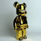 Toy - 28cm BEARBRICK 400% Electroplated Garfield ABS Action Figure Boxed